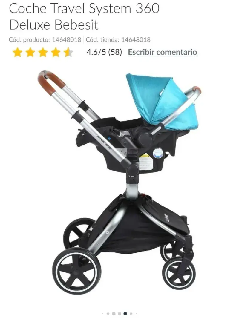 Coche de bebé BebeDue con silla de auto - 5