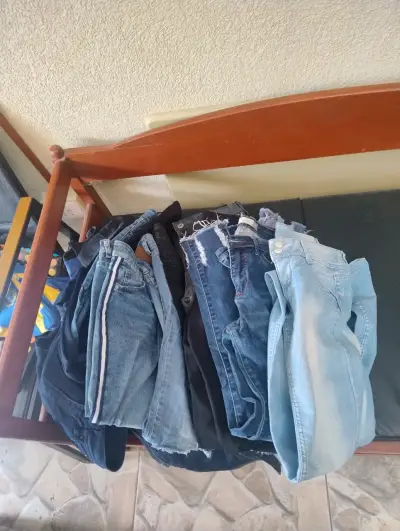 Jeans azul oscuro marca Ash para mujer - miniatura 2