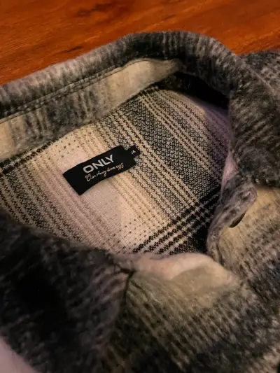 Chaqueta de lana a cuadros Only - miniatura 2