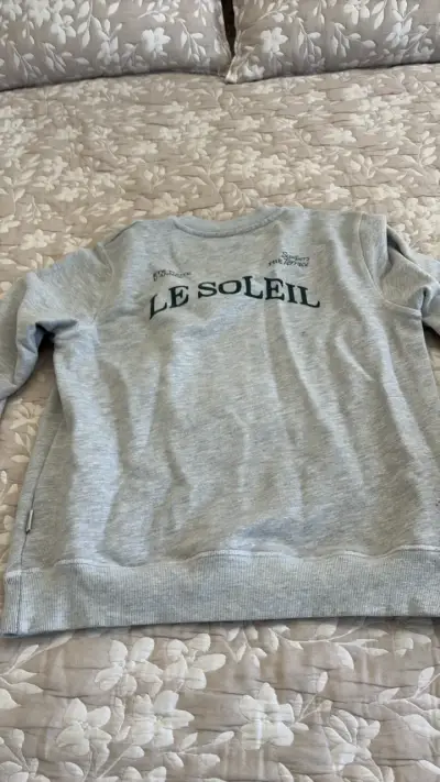Polerón Scalper  gris con estampado 'Le Soleil' - miniatura 1