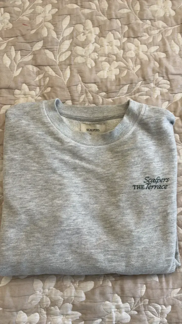 Polerón Scalper  gris con estampado 'Le Soleil' - 2