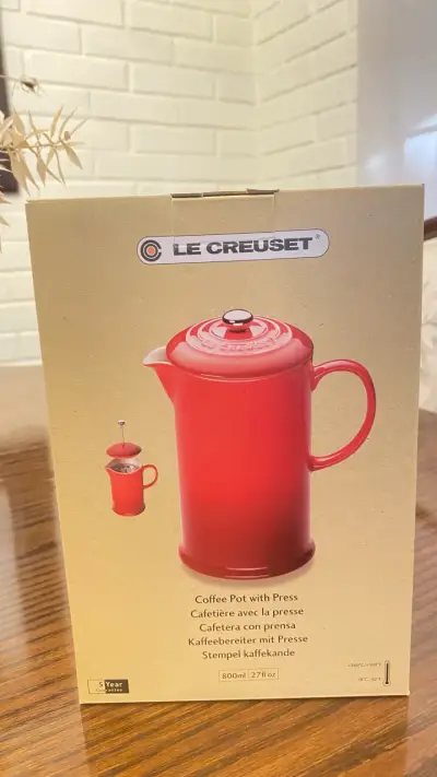 Cafetera con prensa Le Creuset verde 800ml - miniatura 1