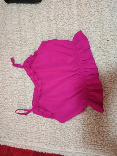 Top de cuero sintético negro Shein - miniatura 4