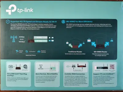 Router TP-Link 4G LTE Archer MR400 - miniatura 2