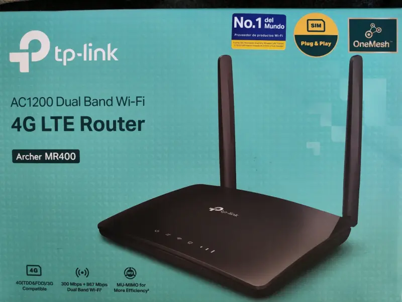 Router TP-Link 4G LTE Archer MR400 - 3