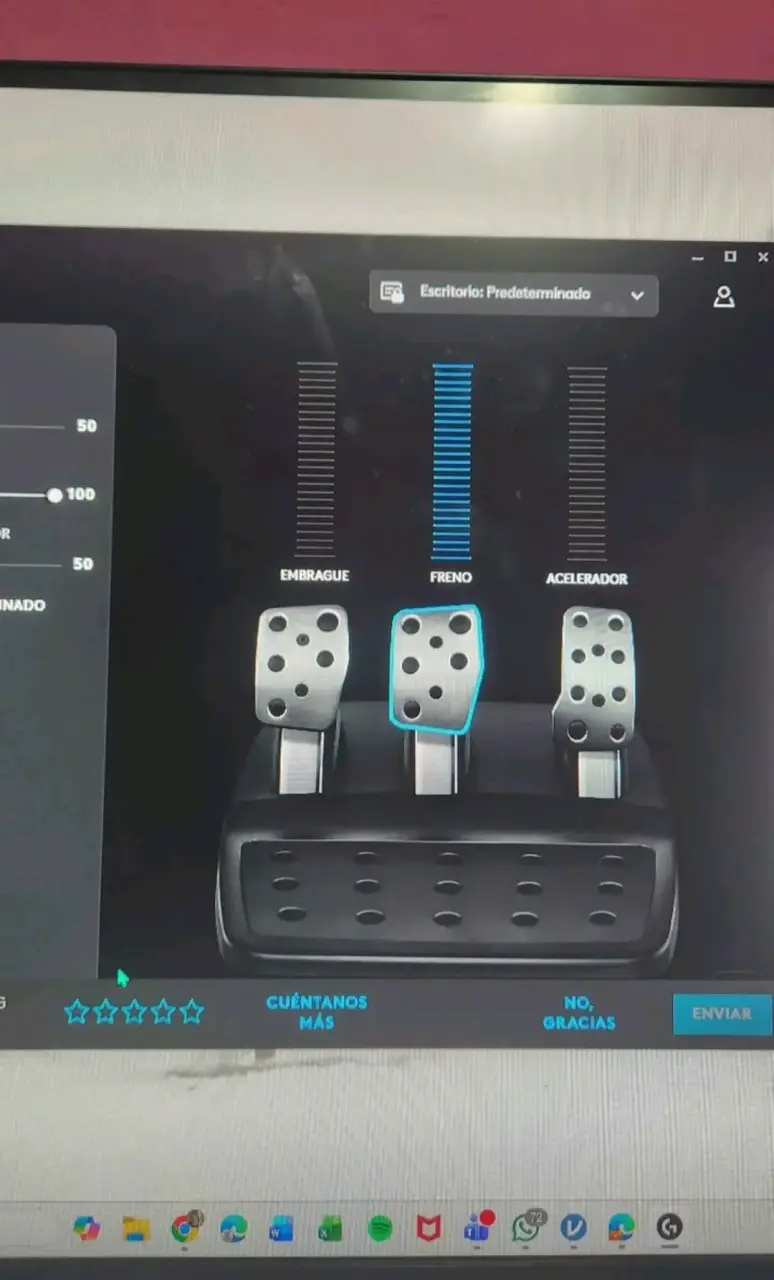 Volante de simulación Logitech G29 para PS4 y PC - 5