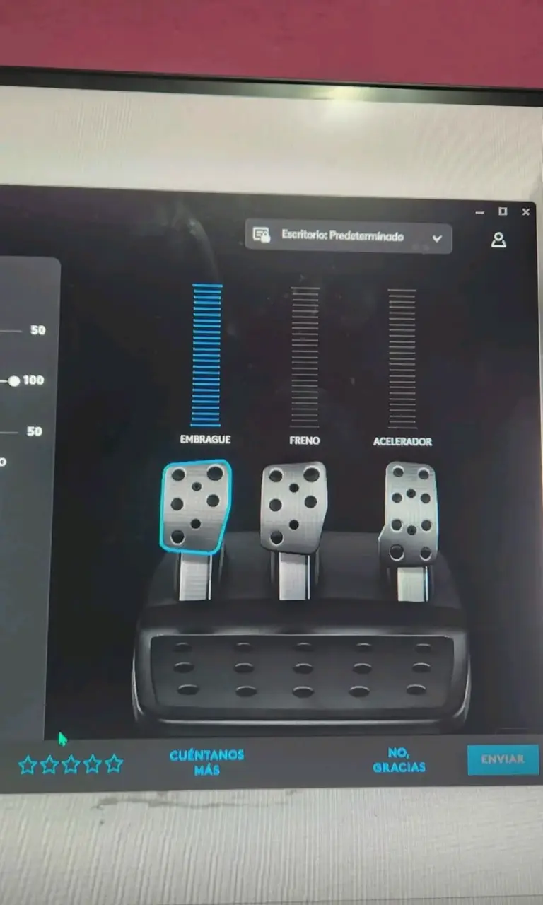 Volante de simulación Logitech G29 para PS4 y PC - 6