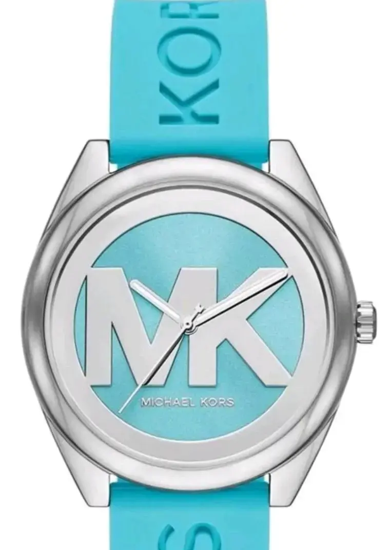 Reloj Michael Kors turquesa con pulsera silicona - 2