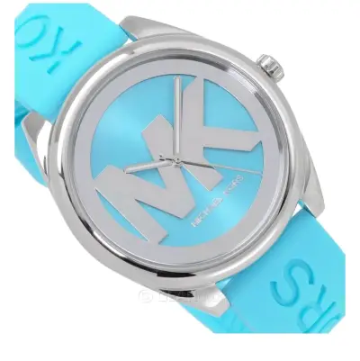 Reloj Michael Kors turquesa con pulsera silicona - miniatura 3