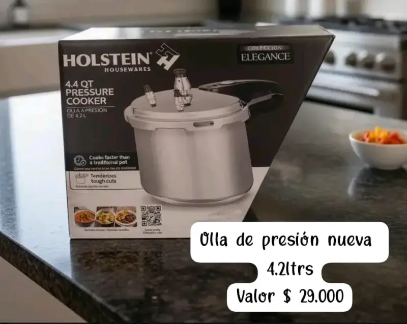 Olla a presión Holstein 4.2L nueva