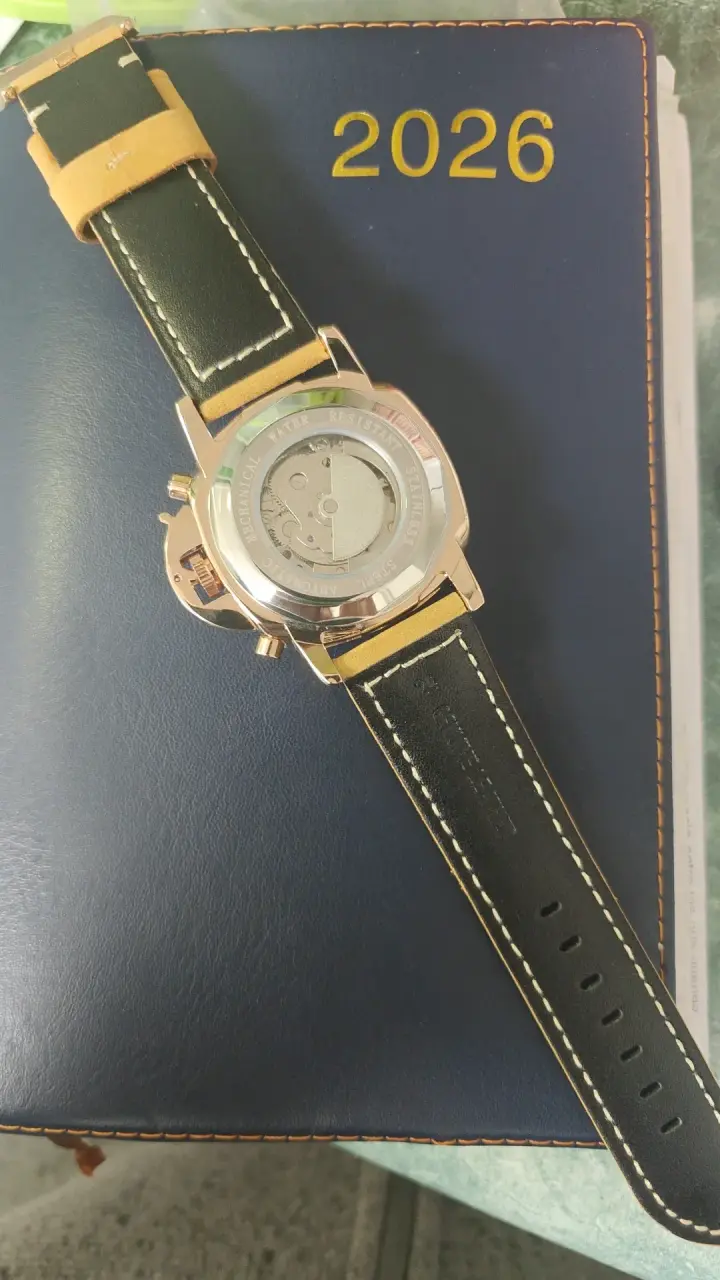 Reloj militar Luminous GMT dorado - 2