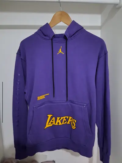 Polerón morado con capucha unisex - miniatura 1