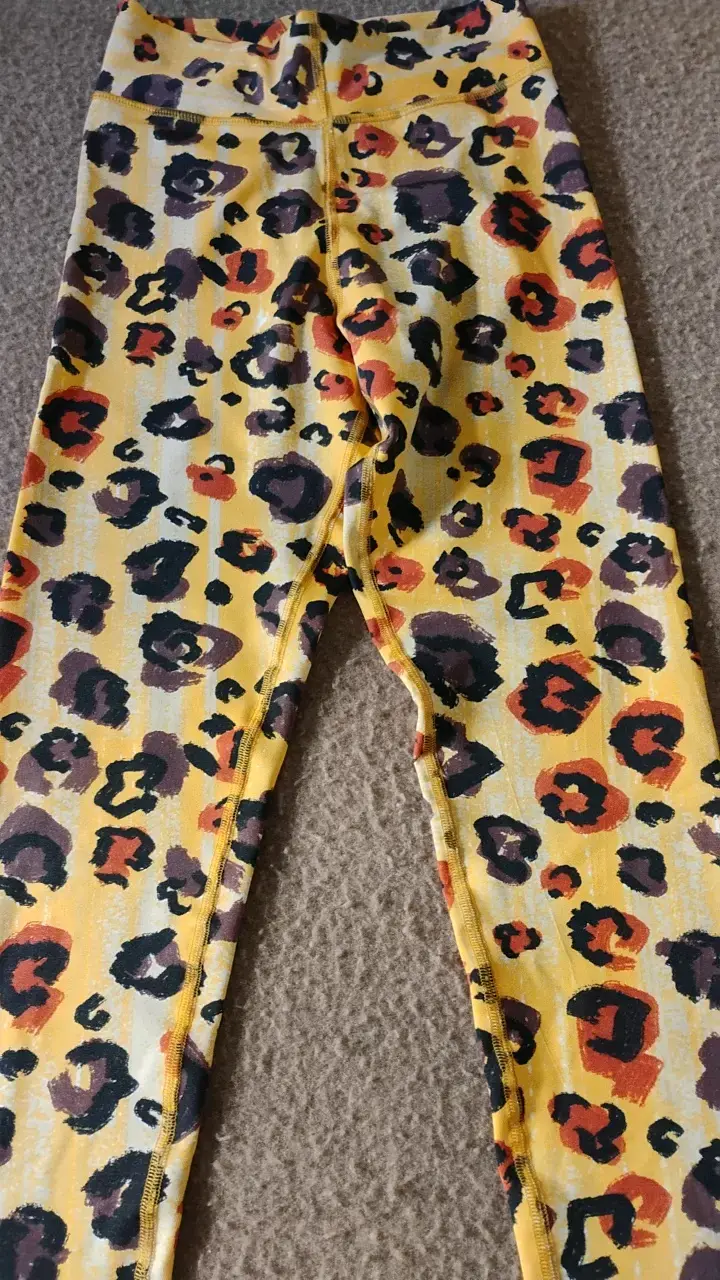 Leggings estampados animal print amarillo - 4