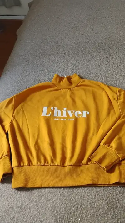 Polerón amarillo L'hiver con cuello alto - miniatura 1