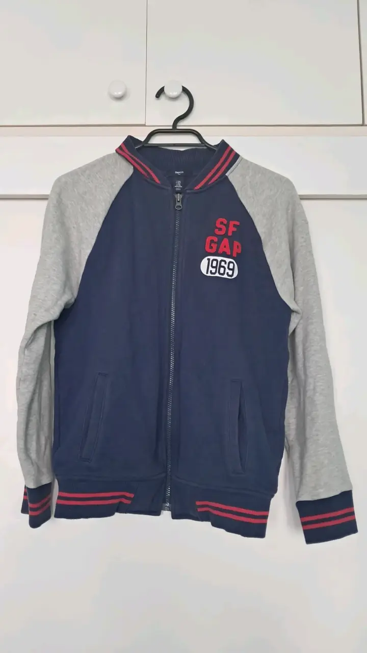 Chaqueta deportiva GAP azul y gris Talla 12 - 1