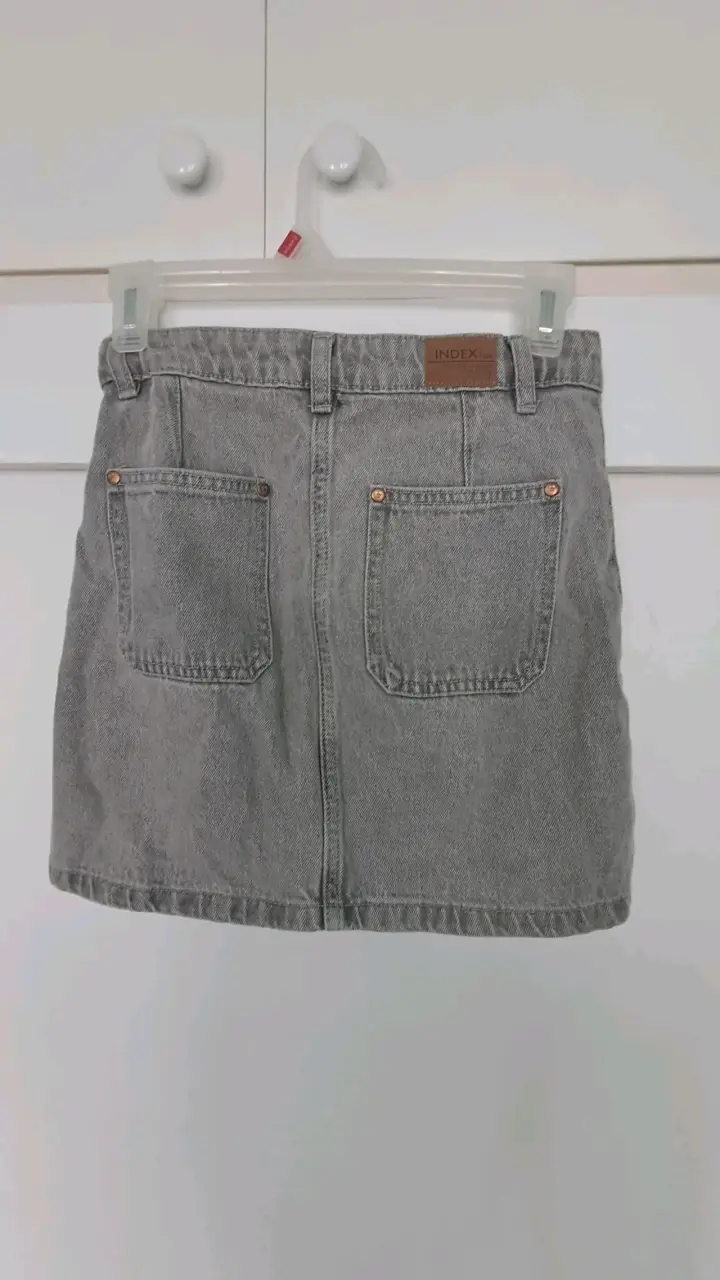 Mini falda INDEX Talla 12 gris - 2