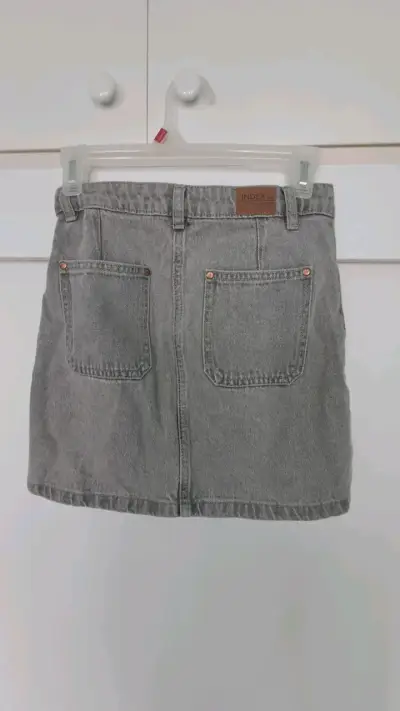 Mini falda INDEX Talla 12 gris - miniatura 2