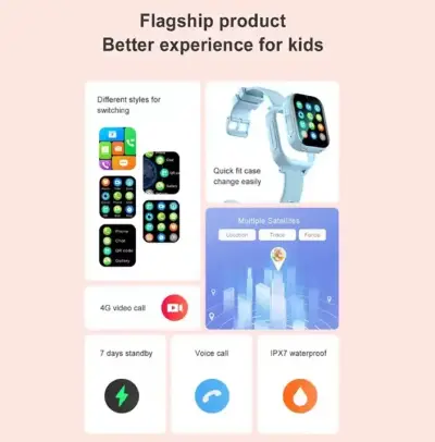 Smartwatch para niños con gps 4g - miniatura 3