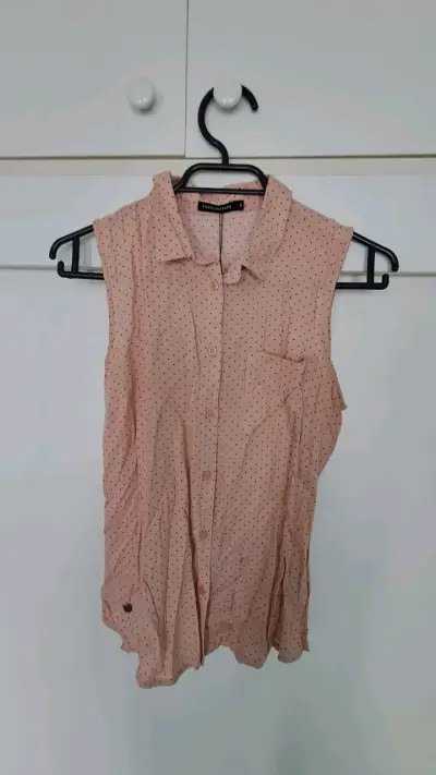 Blusa sin mangas Fashion Park rosada - miniatura 1