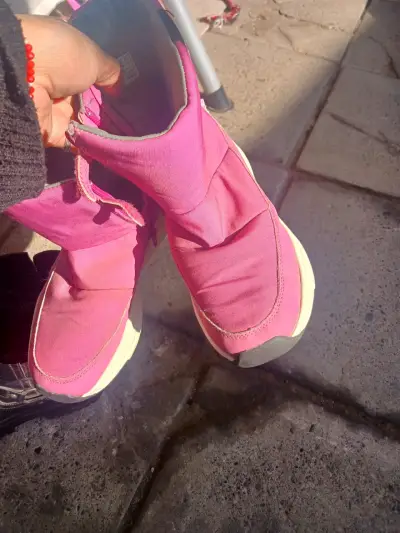 Botines de cuero negro para niña - miniatura 4