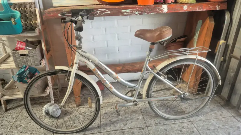 Bicicleta vintage Bianchi de paseo