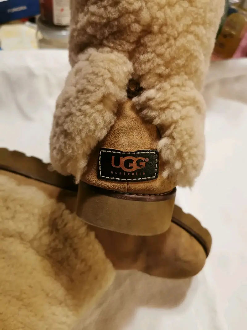 Botas de invierno forradas de lana beige - 6