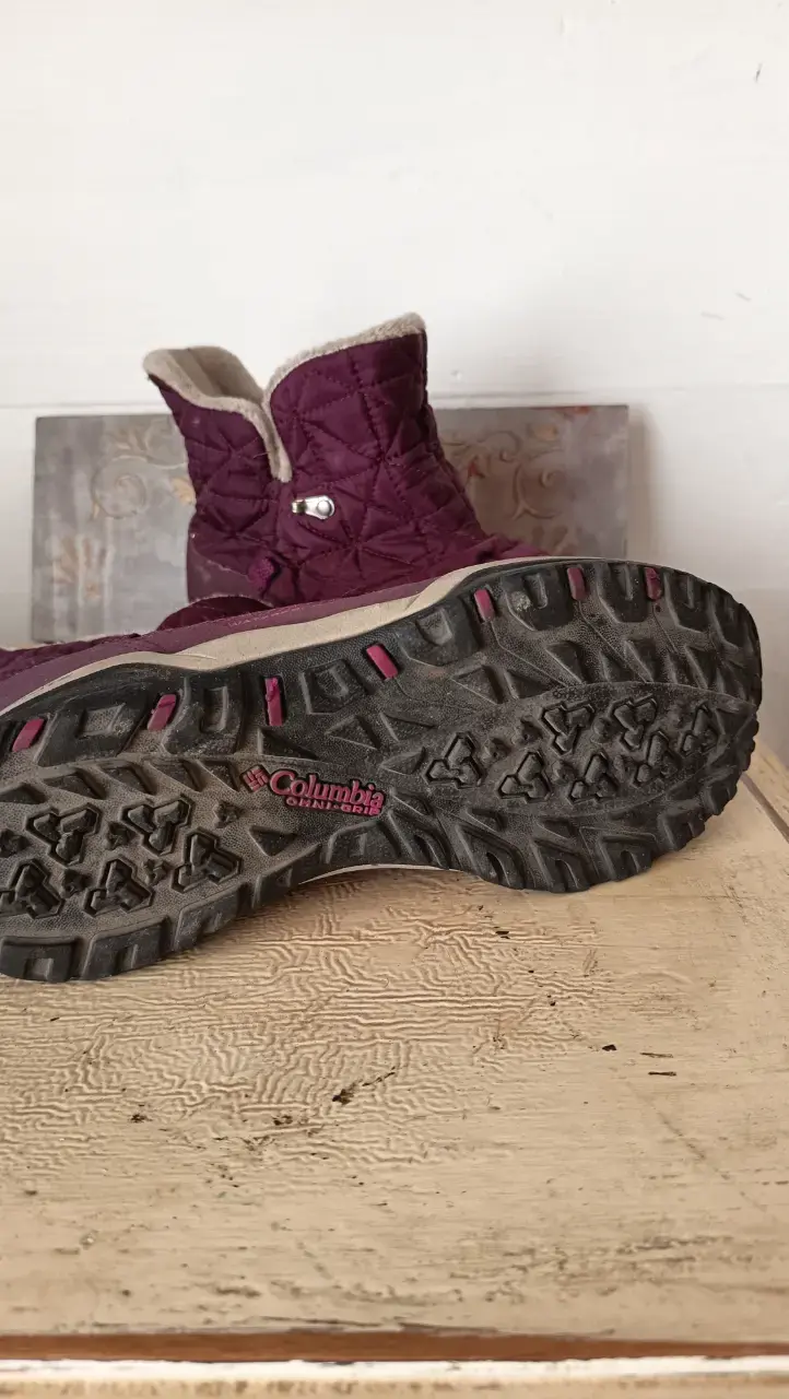 Botas impermeables Columbia burdeos para mujer - 3