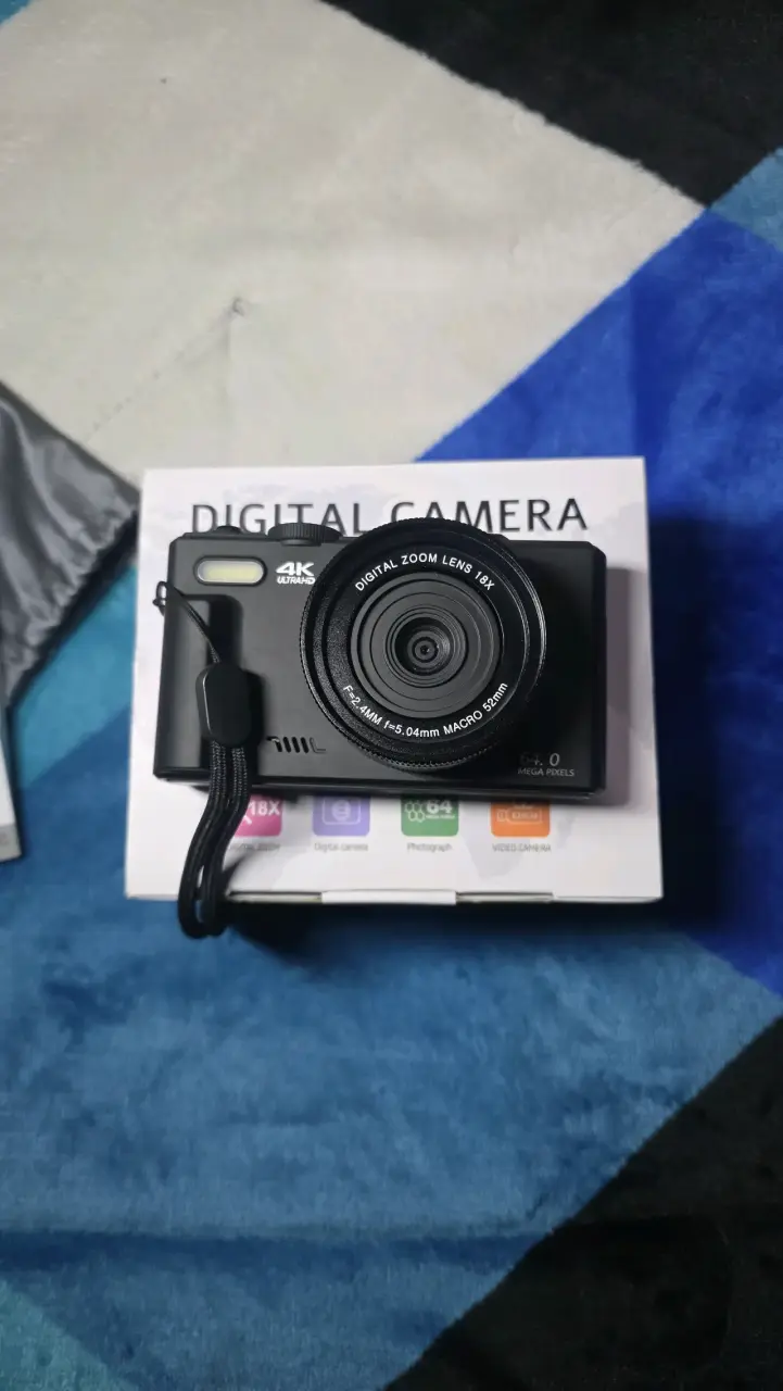Cámara digital 4K Ultra HD con zoom 18X - 5