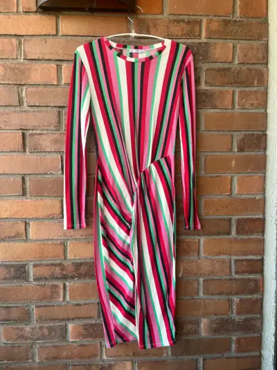 Vestido Zara a  rayas talla S - miniatura 1