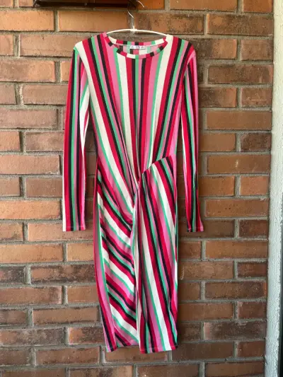 Vestido Zara a  rayas talla S - miniatura 2