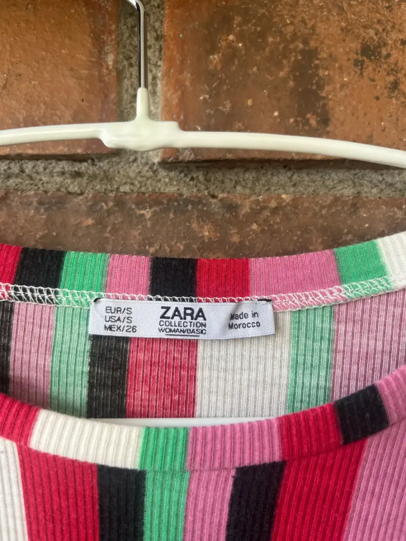 Vestido Zara a rayas talla S - 4