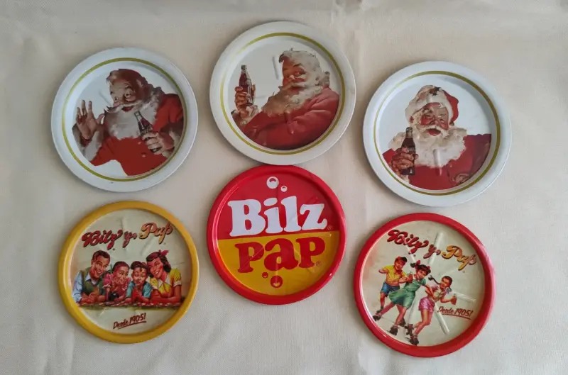 Set de posavasos vintage Bilz Pap - Coca cola - 1