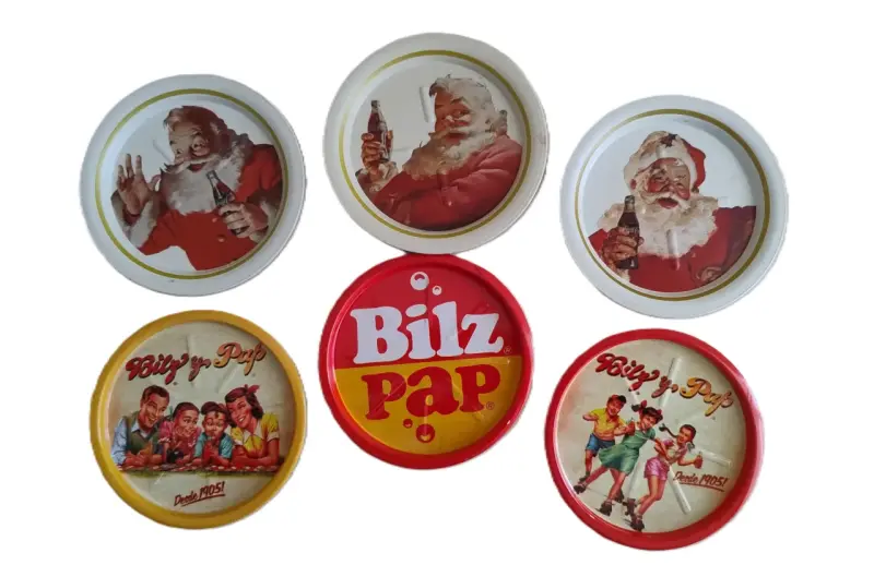 Set de posavasos vintage Bilz Pap - Coca cola - 3