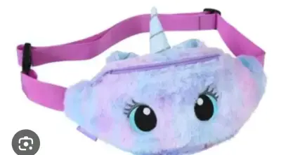 Riñonera infantil unicornio peluche - miniatura 1