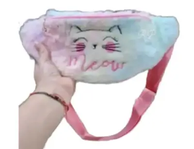 Riñonera infantil unicornio peluche - miniatura 3