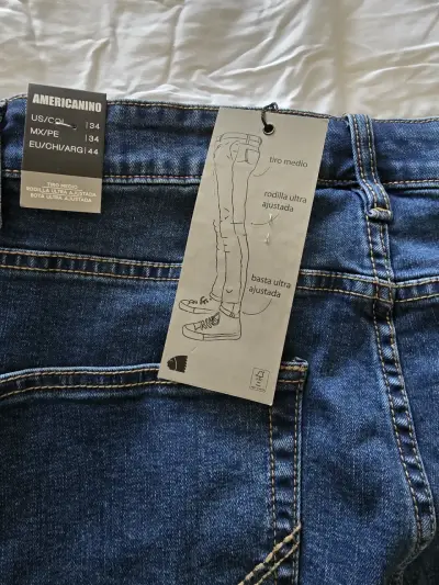 Jeans azul Americanino para hombre - miniatura 4