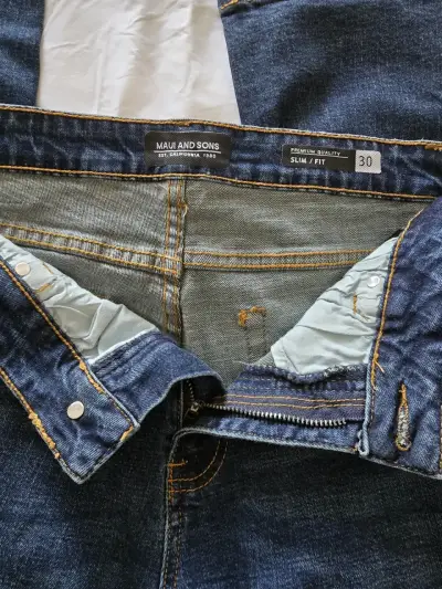 Jeans azul oscuro para hombre maui - miniatura 4