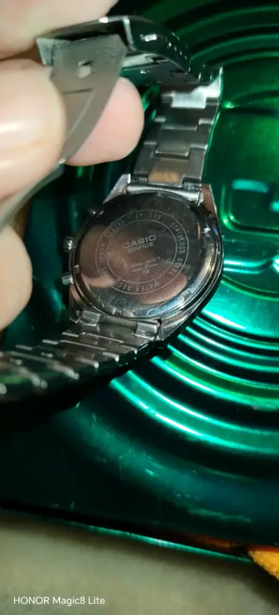 Reloj Casio Edifice cronógrafo azul - miniatura 2