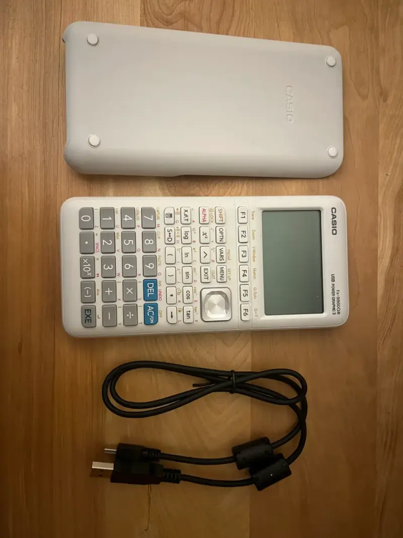 Calculadora gráfica Casio FX-9860GIII blanca - 2
