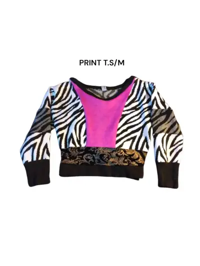 SUÉTERS CON ESTILO ANIMAL PRINT Y ESTRELLAS - miniatura 1