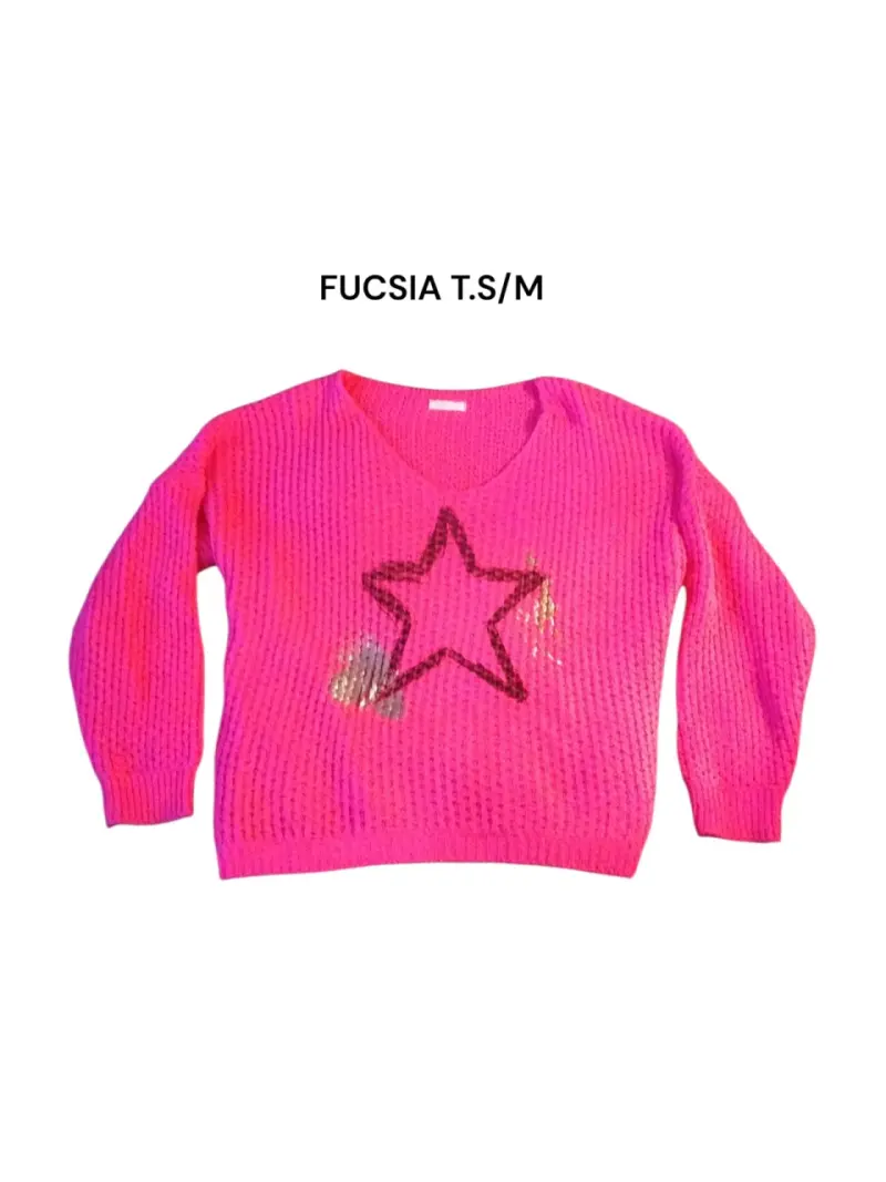 SUÉTERS CON ESTILO ANIMAL PRINT Y ESTRELLAS - 3