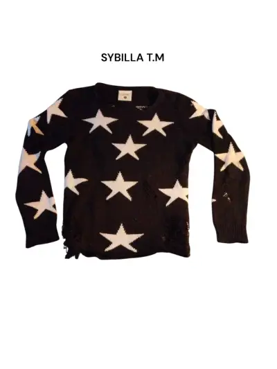 SUÉTERS CON ESTILO ANIMAL PRINT Y ESTRELLAS - miniatura 5