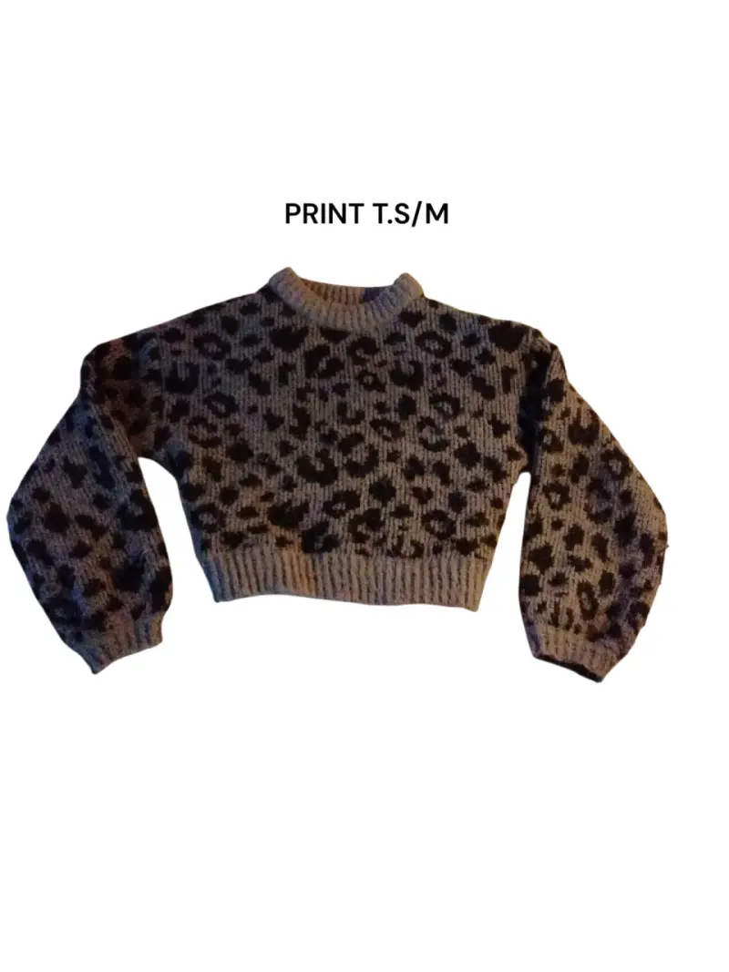 SUÉTERS CON ESTILO ANIMAL PRINT Y ESTRELLAS - 6