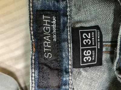 Jeans holgados de mezclilla azul - miniatura 3