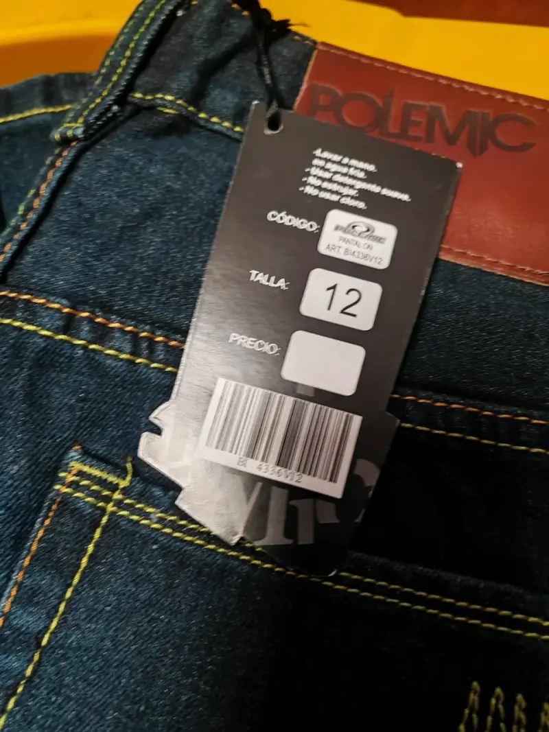 Jeans Polemic talla 12 azul oscuro - 1