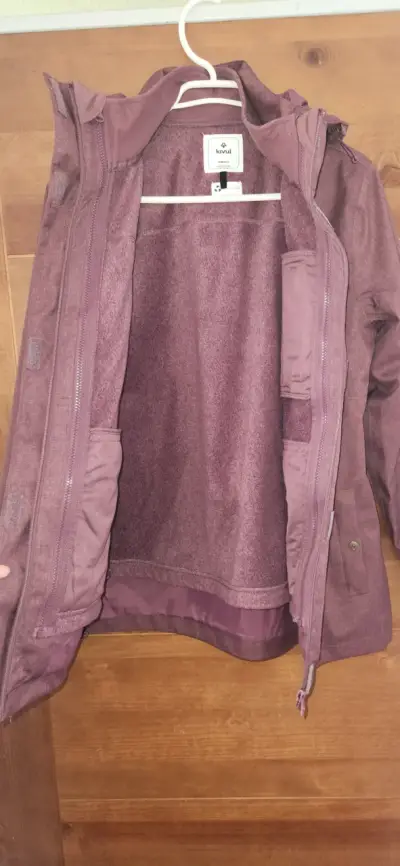 Chaqueta Kivül Mujer Siklos 3 en 1 Burdeo - miniatura 5