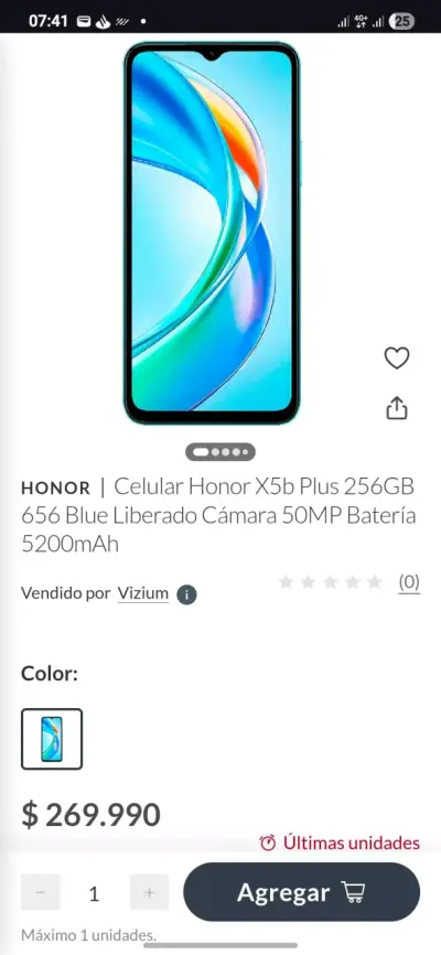 Smartphone Android Honor X5b plus 256gb - miniatura 3