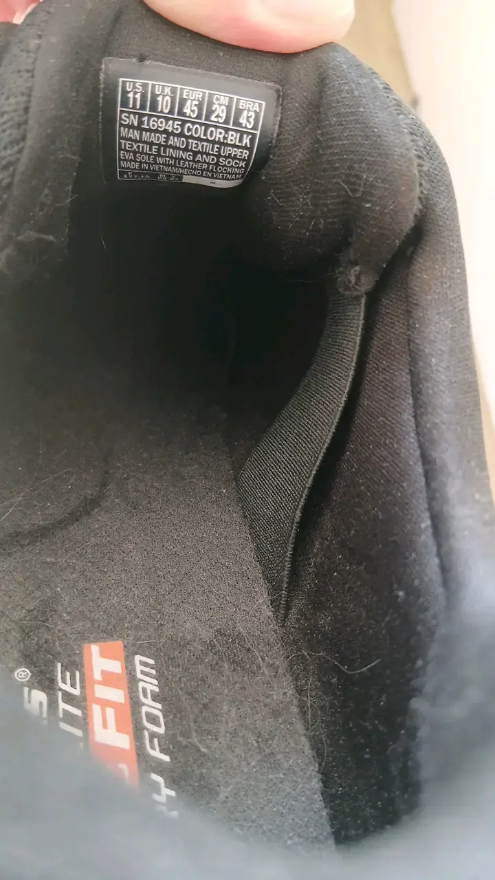 Zapatillas deportivas negras Skechers - 3