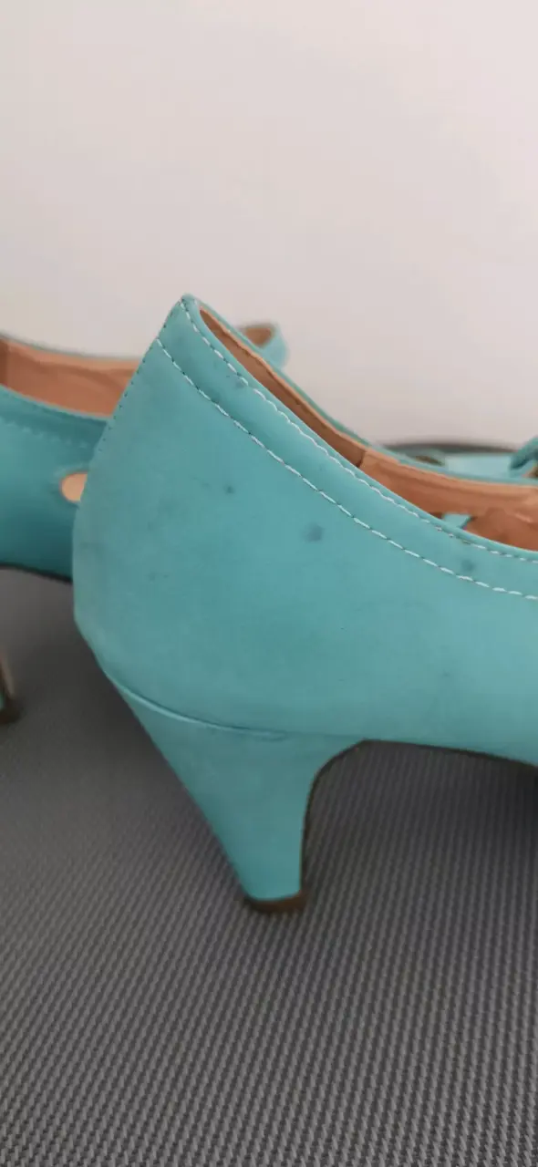 Zapatos de tacón turquesa Chase and Cloé - 2