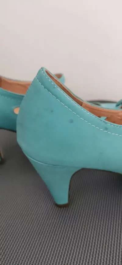 Zapatos de tacón turquesa Chase and Cloé - miniatura 2